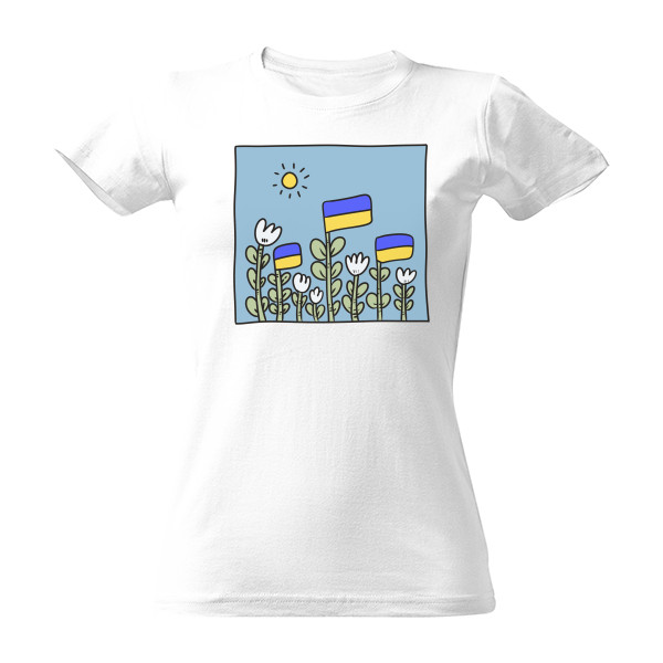 Tričko s potiskem Ukrajina krajina