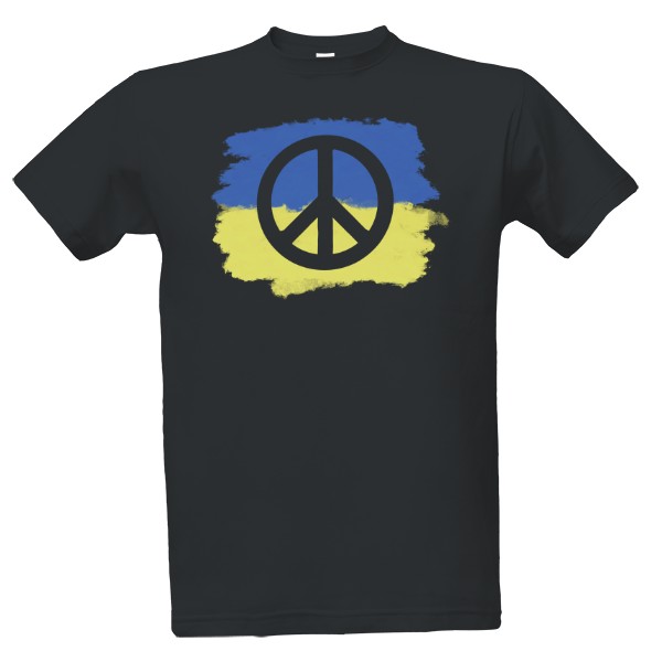 Tričko s potiskem Ukrajina Peace