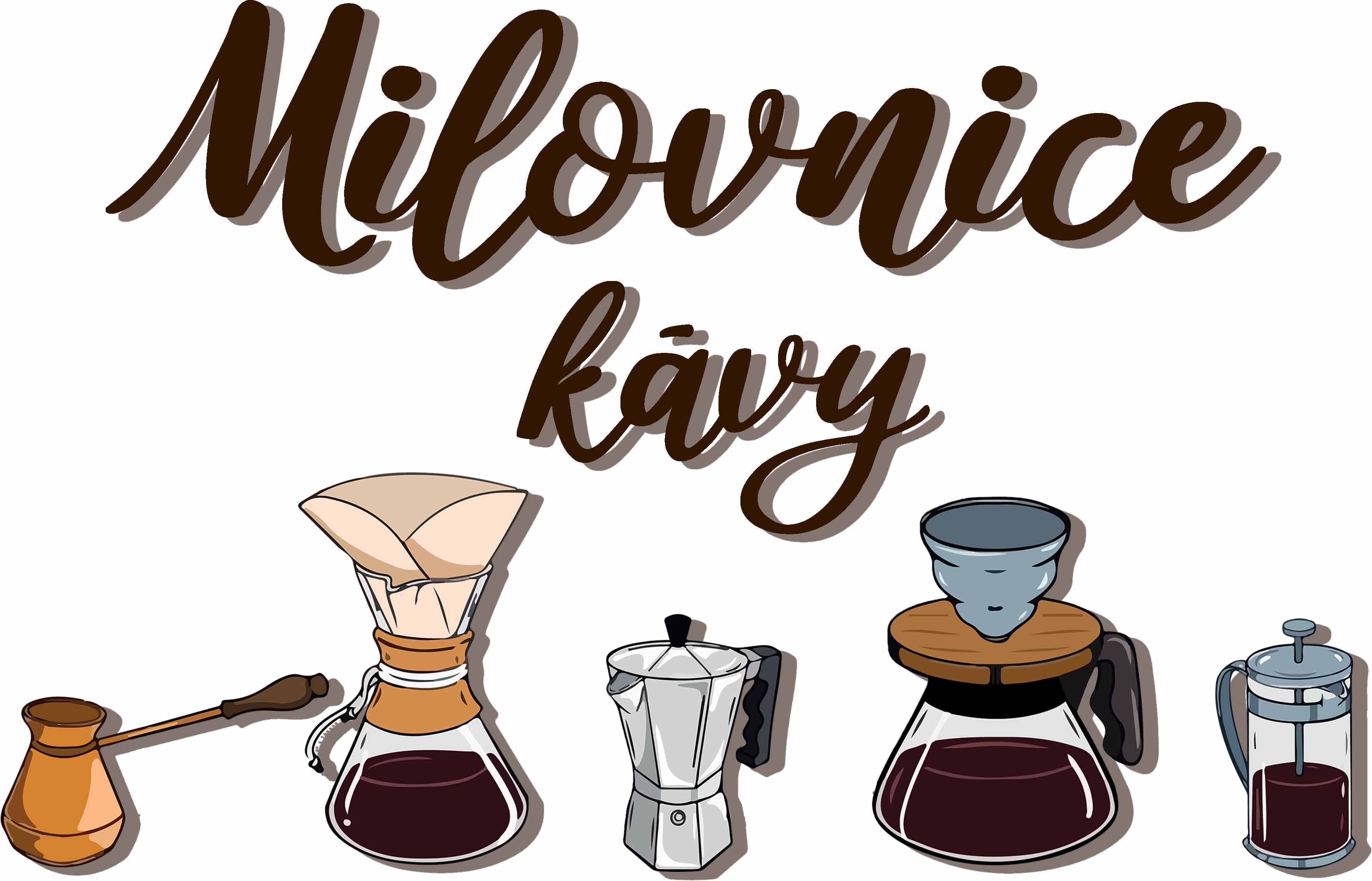 Tričko s potiskem Milovnice kávy