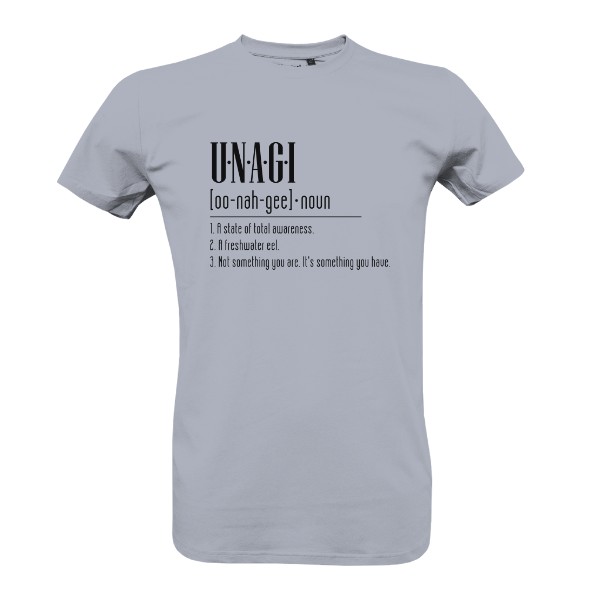 Tričko s potiskem Unagi meaning