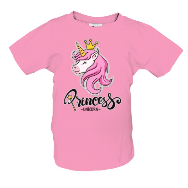 Tričko s potiskem Unicorn princess