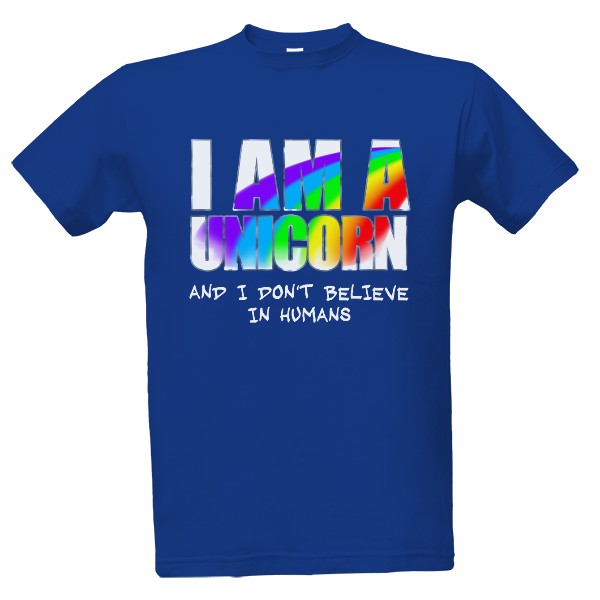 Tričko s potiskem Unicorn