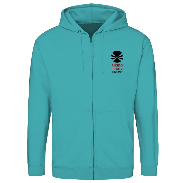 Unisex zip sweatshirt  s potiskem Unisex hoody with Aikido caligraphy