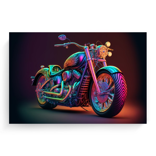 Unreal Neon Motorbike