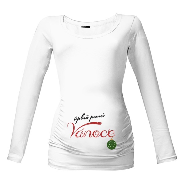 Tričko s potiskem Úplně první Vánoce 2