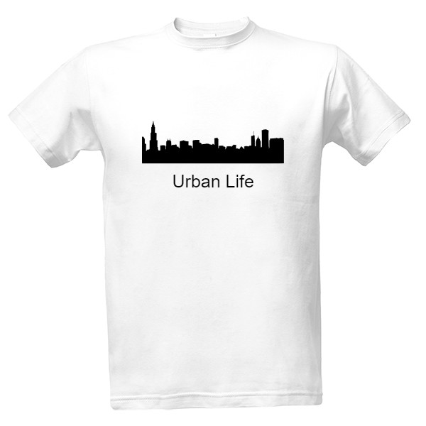 Tričko s potiskem Urban life