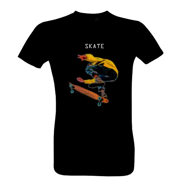 Tričko s potiskem Urban Skate Black