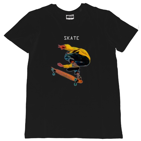 Tričko s potlačou Urban Skate Black