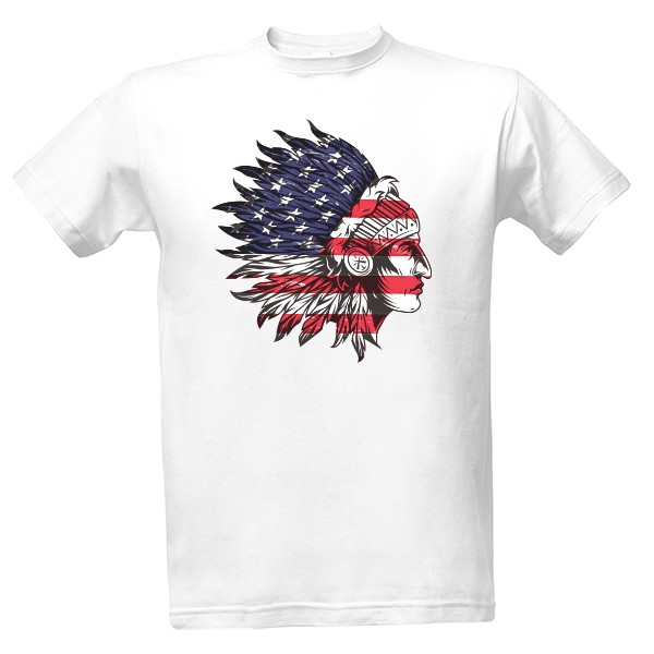 Tričko s potiskem USA