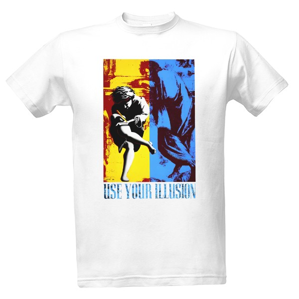 Tričko s potiskem USE YOUR ILLUSION