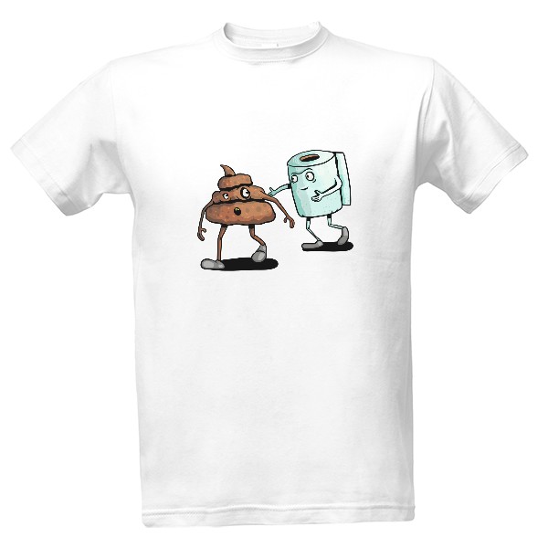 Tričko s potiskem Jen počkej!