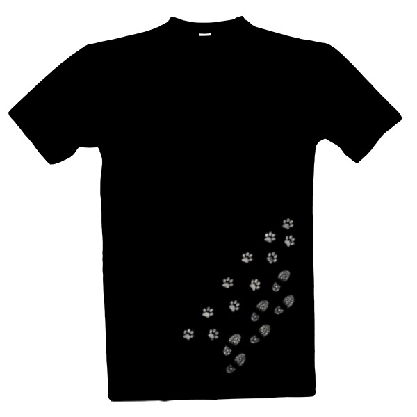 Tričko s potiskem Už nikdy sám!