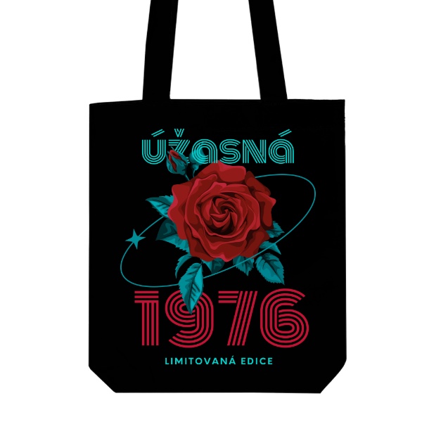 Taška z bio bavlny s potiskem Úžasná 1976 limitovaná edice retro