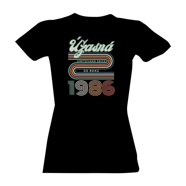 Tričko s potiskem Úžasná limitovaná edice od roku 1986 varianta 2