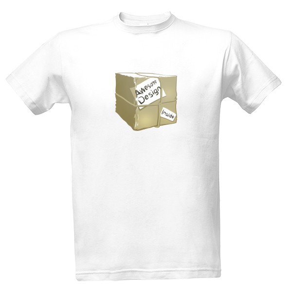 Tričko s potiskem Užasný potisk - Pánské