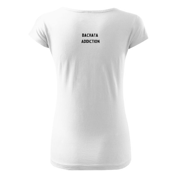 Bachata Priatelia dámske tričko biele