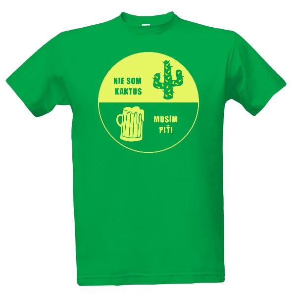 Tričko s potiskem Nie som kaktus