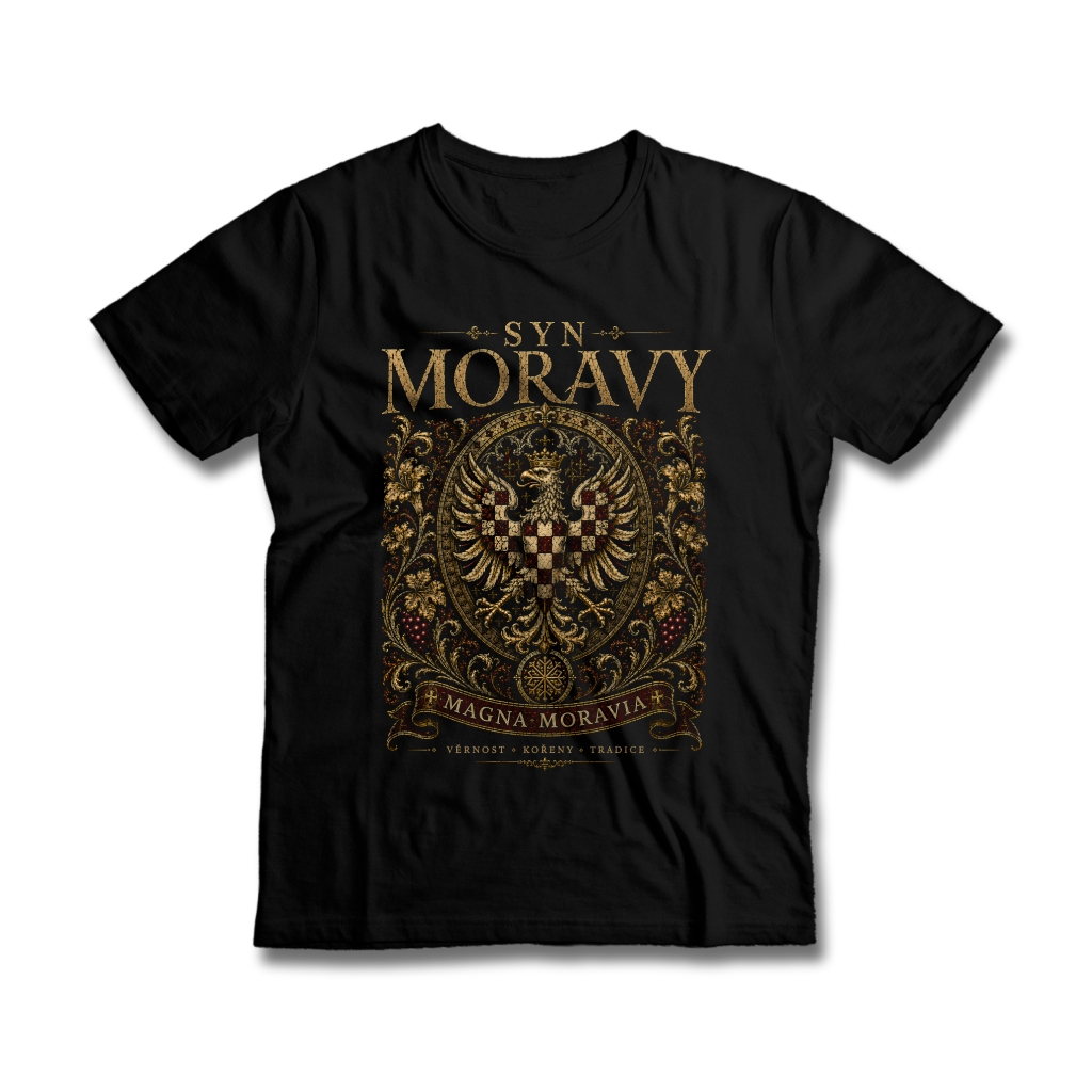 Tričko s potiskem Syn Moravy - Magna Moravia Edition