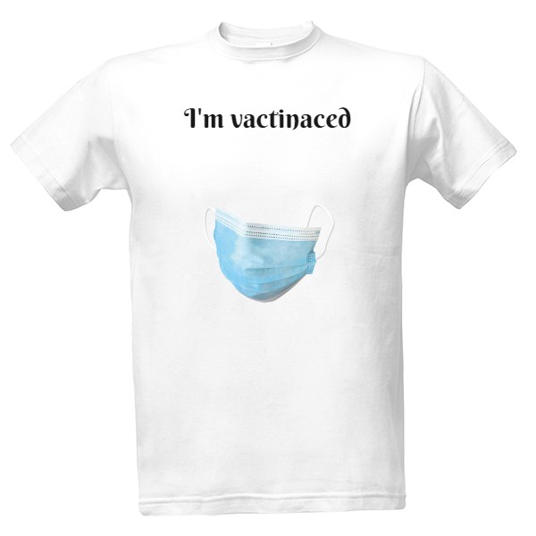 Tričko s potiskem vactinaced