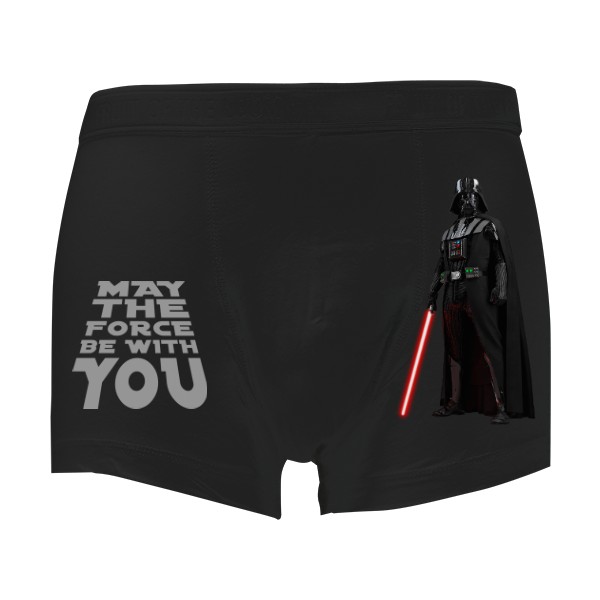 Boxerky Shorty s potiskem Vader may the force 