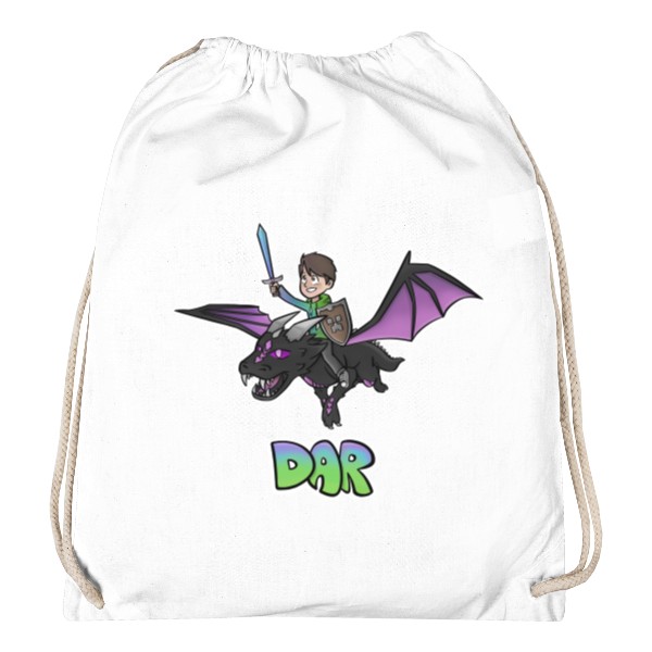 Vak na záda s potiskem Vak darLP