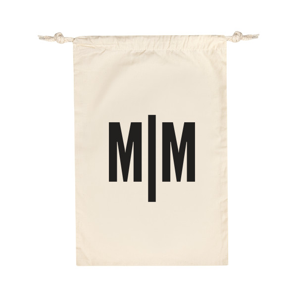 Bavlněný pytlík s potiskem Vak na tělocvik MARTIN MUSIC