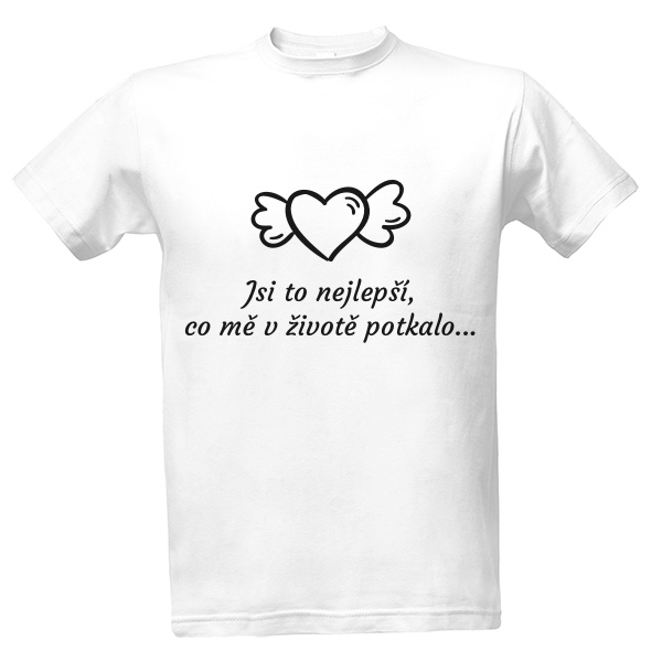 Tričko s potiskem Valentýn 2