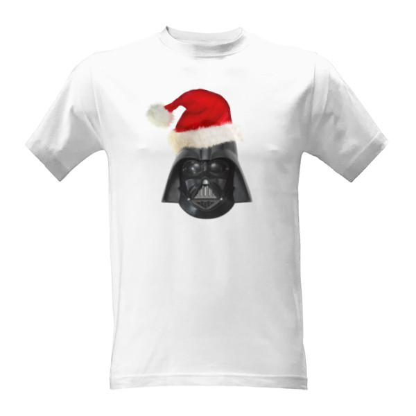 Tričko s potlačou Vánoce s Darth Vaderem