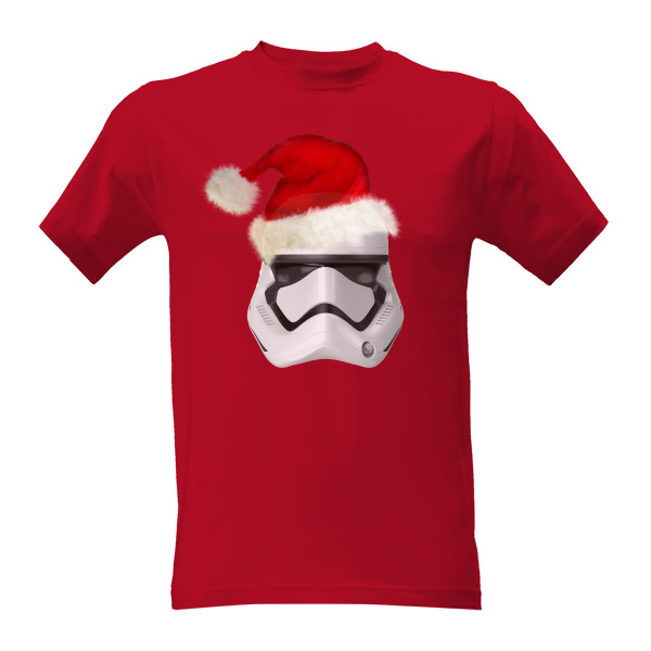 Tričko s potiskem Vánoce se Stormtrooprem