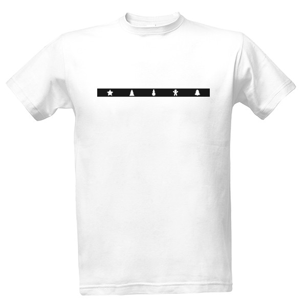 Tričko s potlačou Vánoce symbol