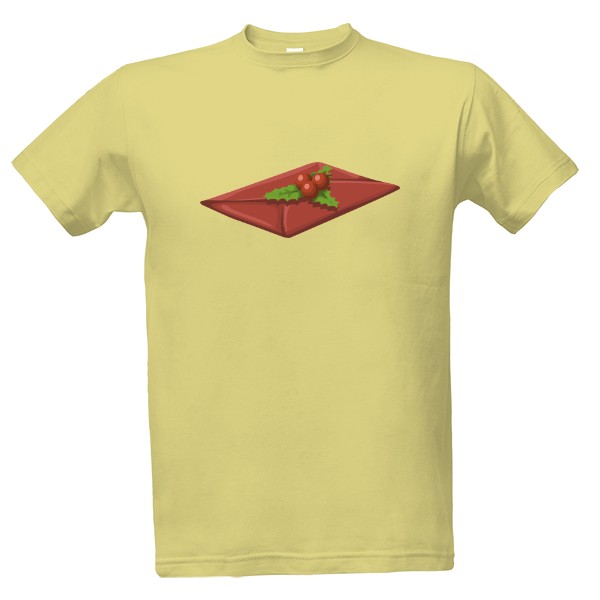 Tričko s potiskem Vánoční dopis