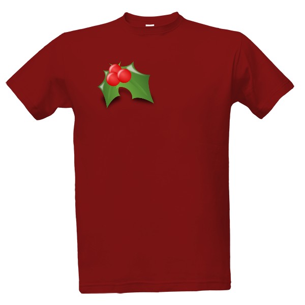 Tričko s potiskem vánoční květina