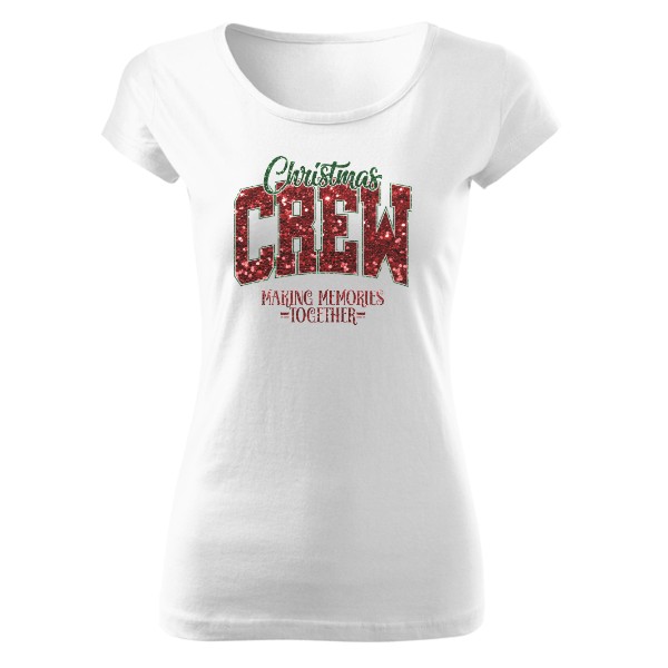 Tričko s potiskem Vánoční parta-Christmas Crew-2