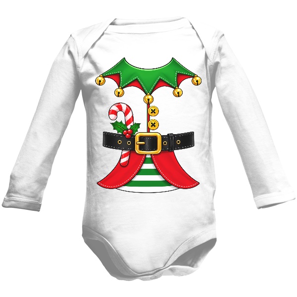 Kids' overall bodysuit Vánoční skřítek pro miminko