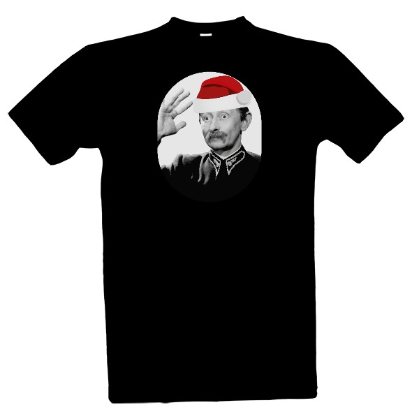 Tričko s potiskem Vánoční Vlasta Burian