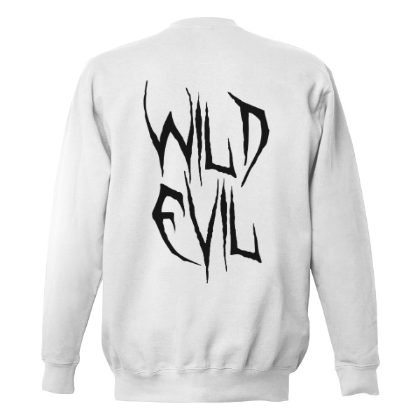 Wild Evil mikina bílá