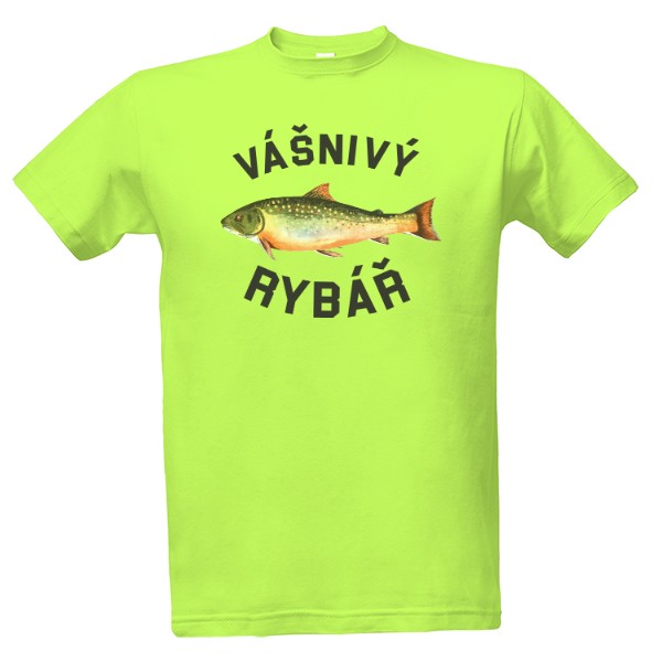 Tričko s potiskem Vášnivý rybář