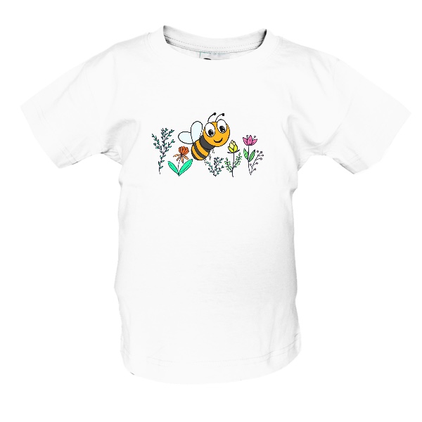 Tričko s potiskem Včelka Mája na louce