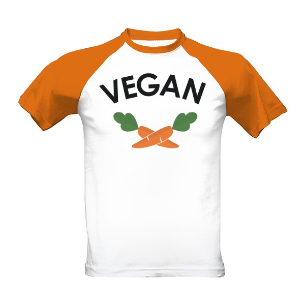 Tričko s potiskem Vegan miluji mrkev
