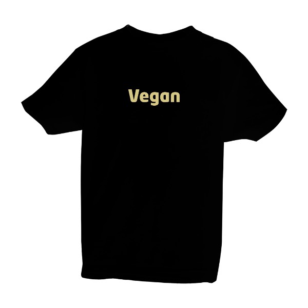 Tričko s potiskem Vegan nápis – dětské tričko Bio neutral