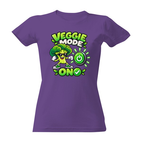 Tričko s potlačou Veggie Mode On