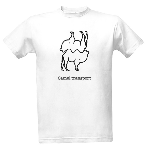 Tričko s potiskem velbloud