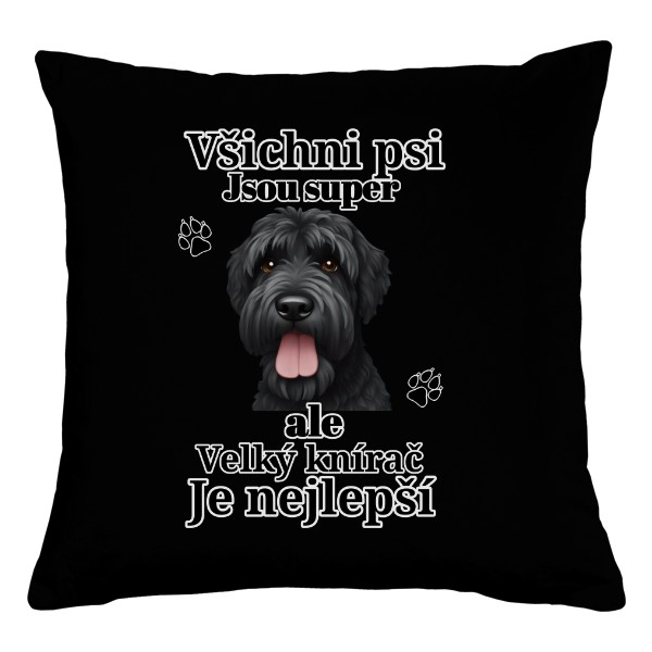 Velký černý knírač