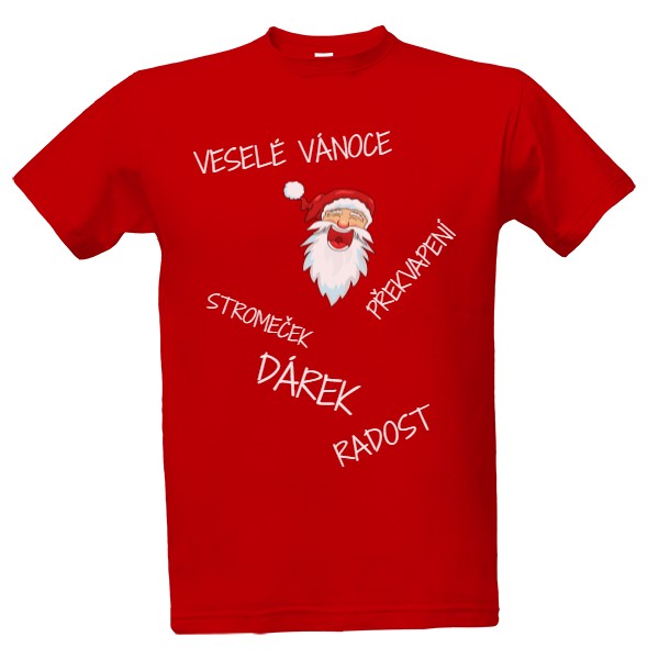 Tričko s potlačou VESELÉ SVÁTKY