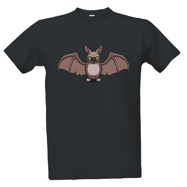 Tričko s potiskem Veselý netopýr.