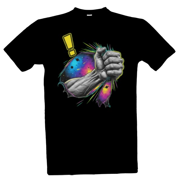 Tričko s potiskem Vesmírný stisk