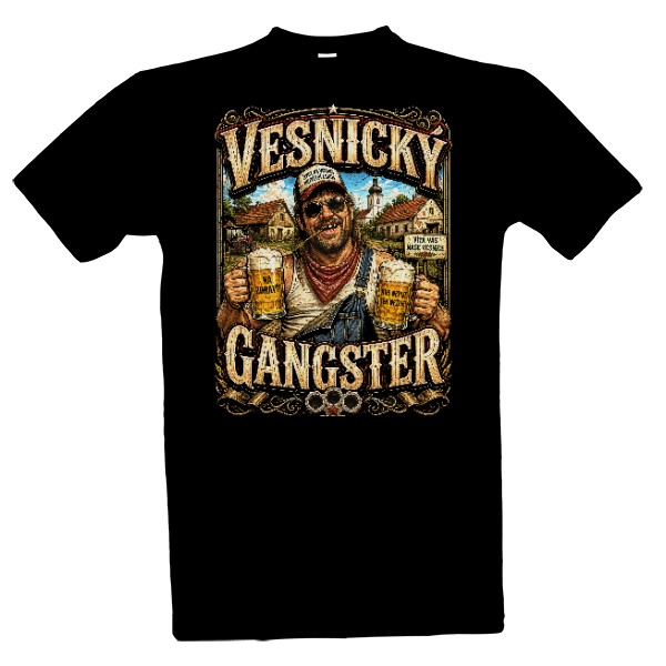 T-shirt Vesnický gangster