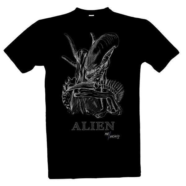 Tričko s potiskem Vetřelec