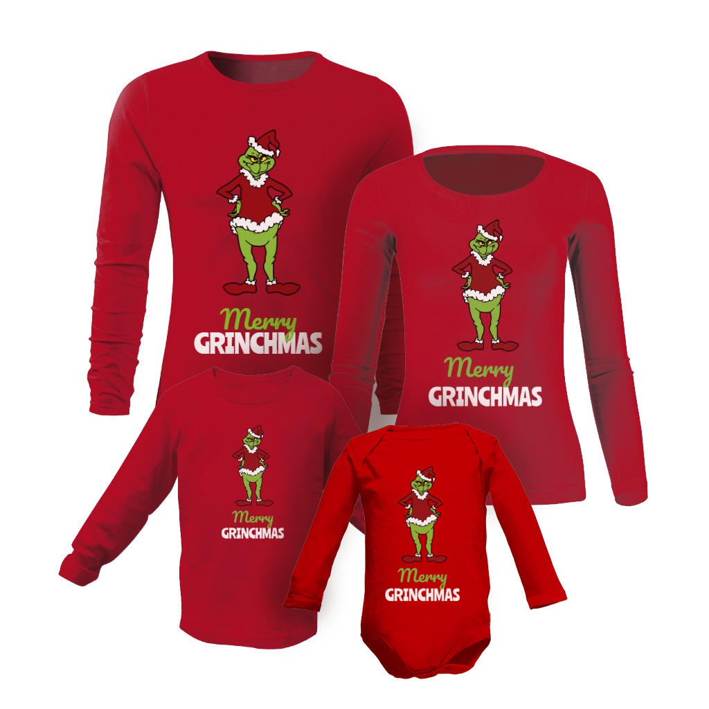 Vianočné tričká Merry Grinchmas