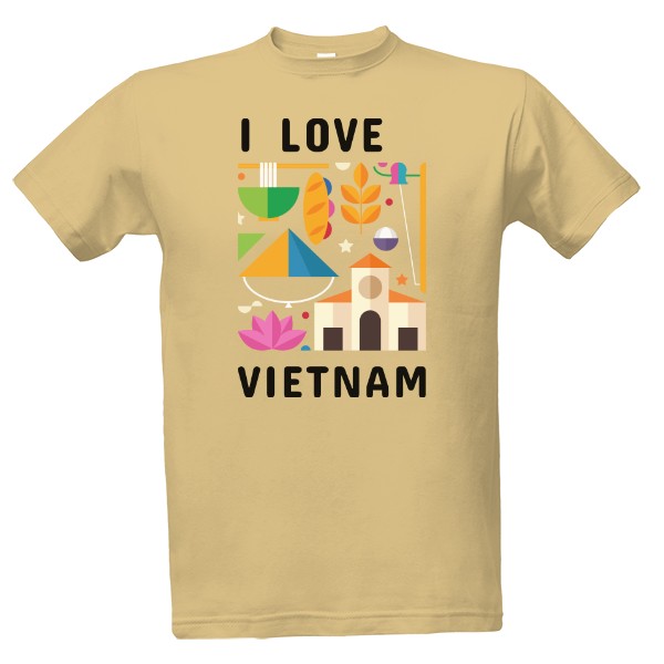 Tričko s potiskem Vietnam